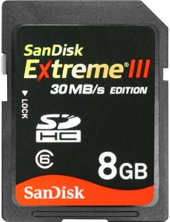 Amazon Com Sandisk 8gb Extreme Sdhc Sd Card Class 6 Sdsdx3 8192 Bulk Package Computers Accessories