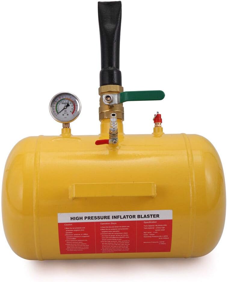 LAZYMOON 5 Gallon Air Tire Bead Seater Breaker Blaster