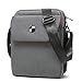 CoolBELL 10.6 inches Shoulder Bag Fabric Messenger Bag iPad Carrying case Hand Bag Tablet Briefcase Waterproof Oxford Cloth Laptop Computer Shoulder Bag for iPad/Men/Women/College/Teen,Grey