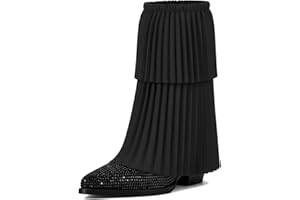 Skicuff Women's Hippie Fringe Boot Covers 60s Leg Warmers Hippie Costume Accessories for Adults, Standard Size, Average Size