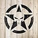 Punisher Skull Star Stencil Template for Walls and Crafts - Reusable Stencils for Painting in Small & Large Sizes