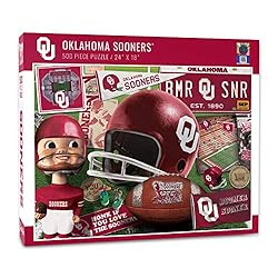 YouTheFan NCAA Oklahoma Sooners Retro Series Puzzle