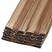 Double Weft 100% Remy Human Hair Clip in Extensions Highlight Grade 7A Quality Full Head Thick Short Soft Silky Straight 8pcs 18clips(10