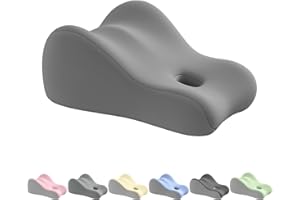 YFZD3087 Latex Comfort Pillow for Adults | Supportive Cushion for Pregnancy, Relaxation & Couples | All-Purpose Sleeping & Lounging Pillow with Washable Cover-Gray