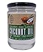 Nature's Organics Raw Organic Cold Pressed Extra Virgin Coconut Oil Glass Jar, 532.2 mL/18 oz.