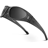 KastKing Raccoon Polarized Sport Sunglasses for Men and Women, Wide Temple Wrap, Ideal for Driving Fishing Cycling Running