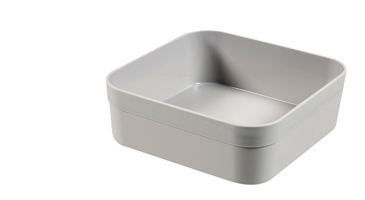 Dajar Organizer Drawer Tray Infinity Curver Plastic, Grey, 15 x 15 x 5 cm