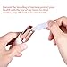 Flawless Hair Remover Replacement Heads 6 Count Replacing Blades with Cleaning Brush,Good Finishing and Well Touch for Lip,Chin,Cheeks and Sideburns As Seen On TV 18K Gold-Plated