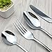 Cutlery,Home Use Stainless Steel Western Tableware 4-Piece Dinnerware Set knife fork spoon teaspoon by Alytimes