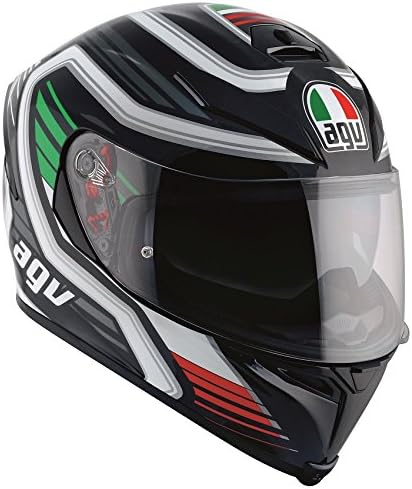 AGV K5 S Firerace Black Italy, Free Pinlock Included (MS)