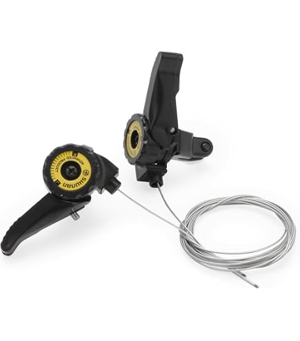 Shifter SunRace SLM2T – Levier De Vitesse Droit 5 Vitesses, Boîtier Robuste, Résistant Aux Intempéries, Montage Facile