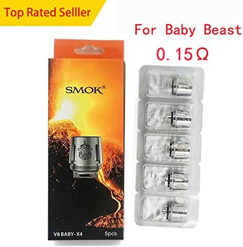 5pcs Original ŠMOḰ ŤḞṼ8 BǞbý &amp; Big BǞbý BeǞŠt ŤanḰ 0.15 oḣm BǞbý X4 COÎLS