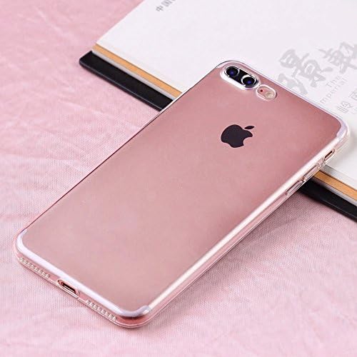 iPhone 7 Plus Cover Case Clear White, Crystal Clear Cover Case [Shockproof, Scratch Proof] with Transparent Hard Plastic Back Plate and Soft TPU Gel Bumper