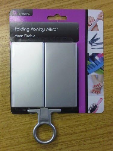 Folding Hanging Vanity Make Up Mirror Ideal Handbag Travel Holiday or Home Use