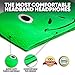 CozyPhones Over The Ear Headband Headphones - Kids Headphones Volume Limited with Thin Speakers & Super Soft Fleece Headband - Green Frog