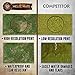 Battle Game Mat - 48x48 - Dungeons & Dragons Tabletop Role Playing Map - Wargaming DnD - RPG Dust Warfare & Flames of War - Reusable Miniature Figure Board Games - 40k Warhammer Gaming Vinyl (Moss)