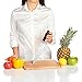 Chefs knife 8 inch by Kika Line - high carbon stainless steel blade - professional choice - EVA gift box (Black)