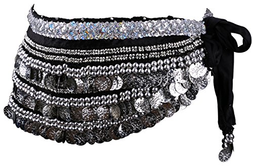 Yeeco belly dance belt hip scarf wrap chain widening waistband wa…