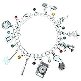 Stranger Things 10 Charms Lobster Clasp Bracelet in Gift Box by Superheroes