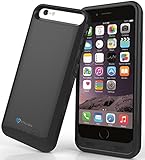 Stalion 3100mAh  Protective Rechargeable Extended Charging Case for Apple iPhone 6 & 6s with 2 Interchangeable Frames + LED Charge Indicator Light (Apple MFi Certified)