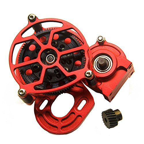 LAFEINA 1:10 RC Crawler Metal Transmission Case Center Gearbox for 1/10 Axial SCX10 AX10 Parts
