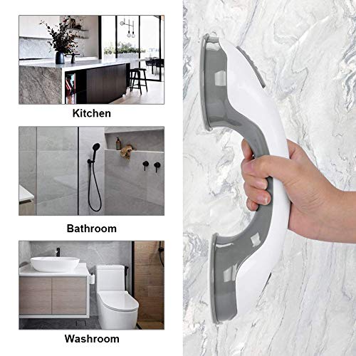 Texinpress Shower Handles 12’’ Shower Safety Bars Suction for Elderly
