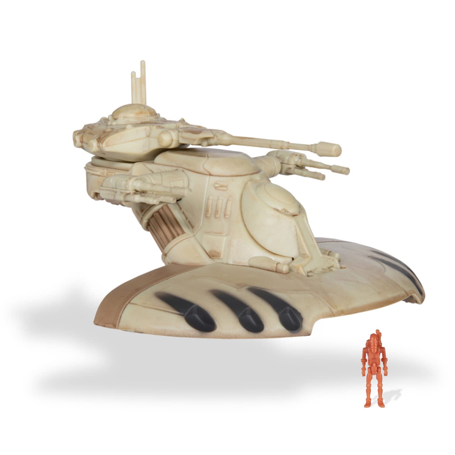 Star Wars Micro Galaxy Squadron AAT Battle Tank - 5-Inch Starfighter Class Vehicle with 1-Inch Battle Droid Micro Figure Accessory