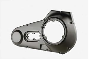 CUSTOM CHROME CCI Black Reinforced Cast Late-Style Outer Primary Cover Fit For Harley 4-speed FX 5-speed Softail Models 1971-1988