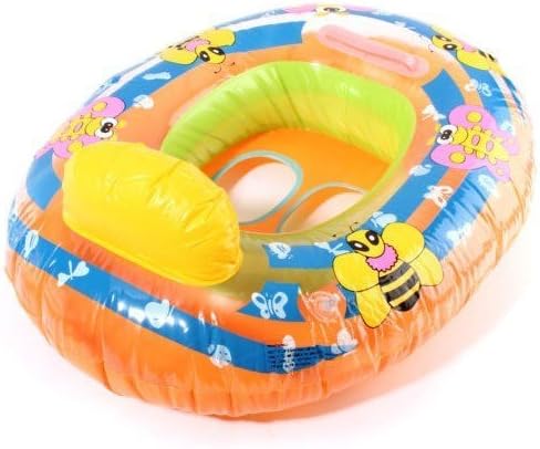 Mingyaa Beef Inflatable Baby Swimming Ring Pool Beach Swimming Float for Children
