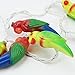 Set of 10 Beach Party Summer Garden Patio Colorful Tropical Parrot Bird Christmas Lights-White Wire