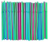 Ikea Soda Straws Flexible (600 Pack) (Blue/Pink/Green)