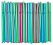 Ikea Soda Straws Flexible (600 Pack) (Blue/Pink/Green)