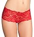 Oh là là Chéri Lingerie For Women Good Night Kiss Boyshort Red L/XL
