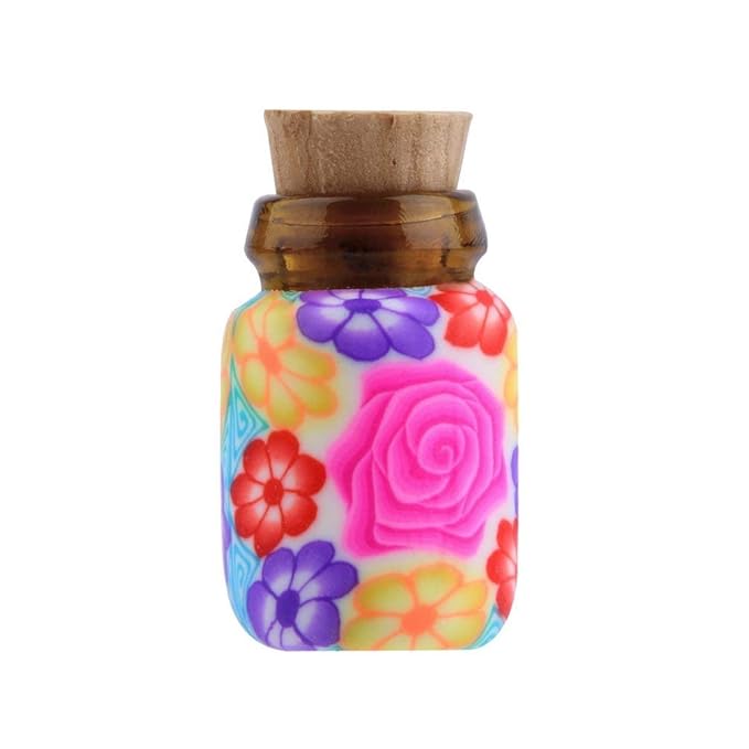 TAOHOU Botellas de Arcilla polimérica de Vidrio de 10 Piezas con ...