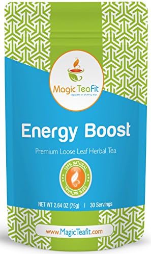 Energy Boost Teatox Tea - All Natural, Organic Selections, Metabolism Boost, and Appetite Control Tea from Magic Teafit
