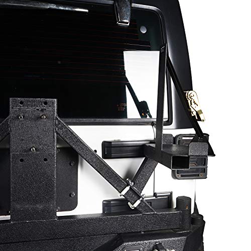 u-Box Jeep Wrangler JK Spare Tire Jerry Can Mount Fit 5.3 Gallon (Jeep Wrangler JK 07-18)