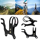 Alonea New Adjustable Bicycle Bike Disc Brake Bracket Frame Adaptor Mounting Holder (Black)