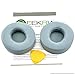 Geekria QuickFit Replacement Ear Pads for Beats Solo2 Wireless (B0534) (Not Compatible with Beats Solo2Wired) On-Ear Headphones Ear Cushions (Grey)
