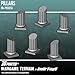 EnderToys Pillars, Terrain Scenery for Tabletop 28mm Miniatures Wargame, 3D Printed and Paintable