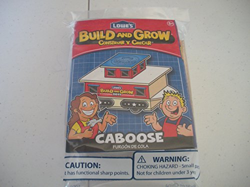 Build and Grow Lowe's Caboose Wood Kit