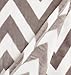 Northpoint Ruya Oversized Printed Velvet Plush Throw Blanket, 50 by 70-Inch, Chevron