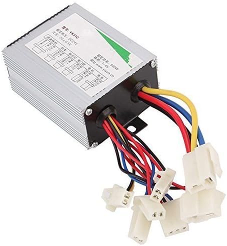 solerot 24V Motor Brush Speed Controller for 350W-500W Electric Bike Bicycle Scooter
