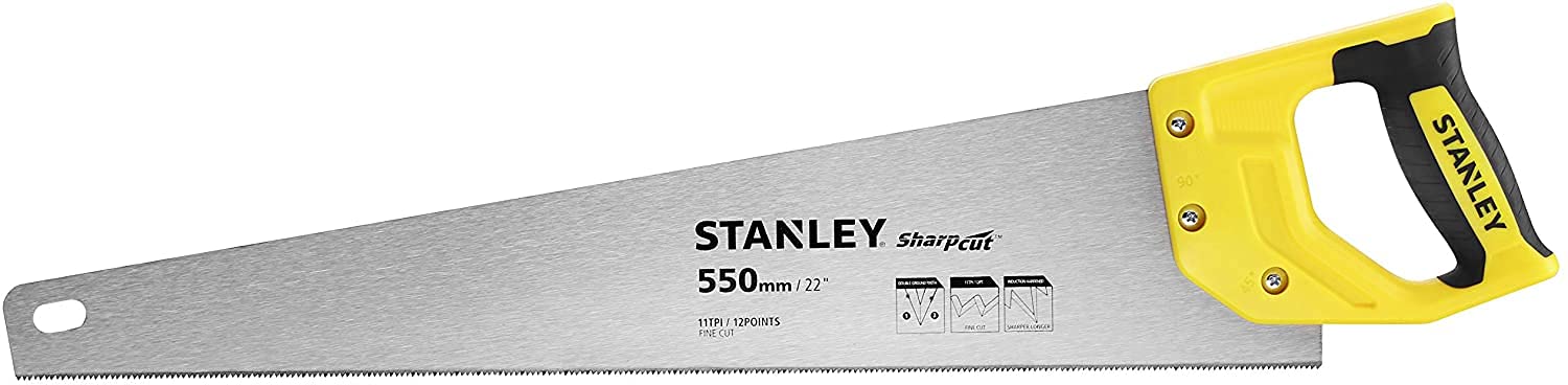 STANLEY STHT20372-1 Serrucho Universal 22”/550mm 11TPI, Multicolored
