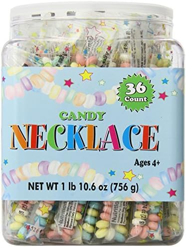 Ce De MegaCandy Necklaces, 0.75-Ounces (Pack of 24)