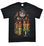 Stooble Men's Stained Glass Banksy T-Shirt
