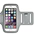 portholic 518100 Water Resistant Sports (4.7 inch) Armband -LIFETIME WARRANTY- With Key Holder,Cable Locker,Cards Holder For iPhone 6/6s/5/5c/5s,Galaxy S6/S5/S4 (Grey)
