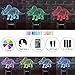 sunduck Dinosaur Toys 3D Night Light with Remote & Smart Touch 7 Colors + 16 Colors Changing Dimmable TRex Toys 1 2 3 4 5 6 7 8 Year Old Boy or Girl Gifts (Brown)