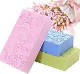 N+B Bath Sponge Blue Body Shower Exfoliating Massager Cleaning Brush Peeling view 8