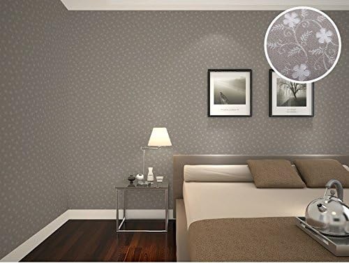 Klar Strukturierte Kleine Blume Farbe Vinyl Pvc Tapeten Champagner Beige Schwarz Weiss Geblumten Tapeten Fur Madchen Schlafzimmer Einrichtung Lila 5 3 Qm Amazon De Baumarkt