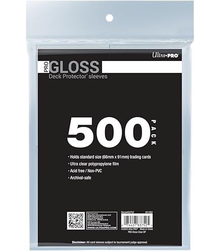 Amazon.com: (300) Ultra Pro New Standard Size(66mm x 91mm